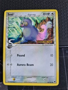 Seel (Delta Species) 62/101 (reverse) Ex Dragon Frontiers gebruikt* - 0