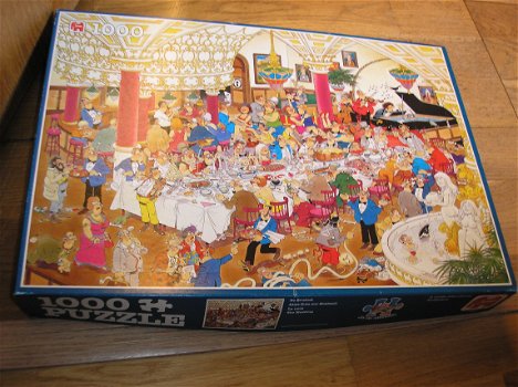 Jan van haasteren puzzel - 1000 stukjes - jumbo - 0