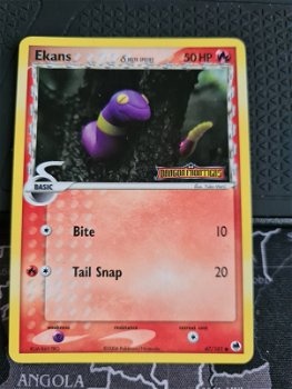 Ekans (Delta Species) 47/101 (reverse) Ex Dragon Frontiers gebruikt* - 0