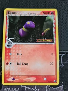 Ekans (Delta Species)  47/101 (reverse)  Ex Dragon Frontiers gebruikt*