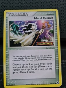 Island Hermit  76/101  (reverse)  Ex Dragon Frontiers gebruikt*