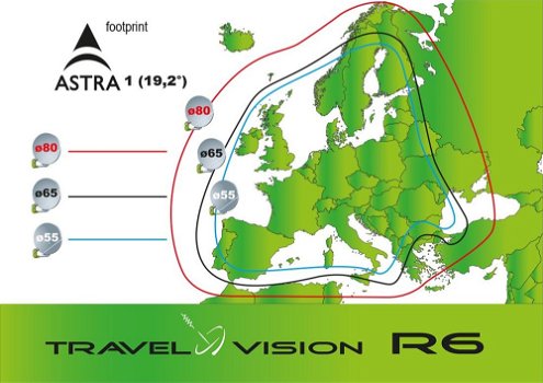 TravelVision R6-Flat zelfzoekende schotel - 2