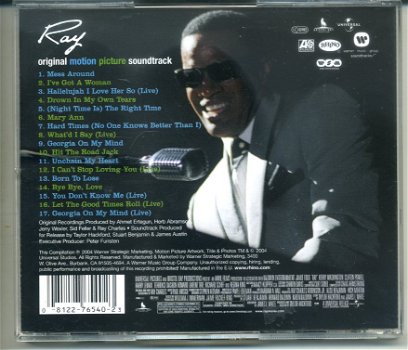 Ray Charles Ray original motion picture soundtrack 17 nrs cd - 1