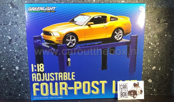 Four-post lift metaal 1:18 Greenlight - 4