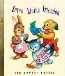 Jane Werner  -  Zeven Kleine Vrienden  (Hardcover/Gebonden) Gouden Boekjes