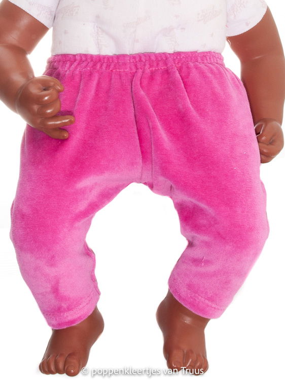 Annabel 46 cm Jurksetje blauw/roze - Afbeelding 4