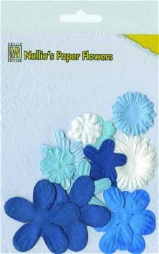 Nellie's Paper Flowers - Blue