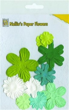 Nellie's Paper Flowers - Green
