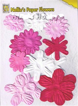 Nellie's Paper Flowers - Pink - 0