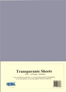 Mica 10 transparante Sheets - A4