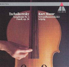 Kurt Masur  -  Peter Tschaikowsky  ‎– Symphonie Nr. 4  Op. 36  (CD) Nieuw