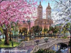 DECEMBER-TOPPER: FULL Diamond painting castle XL