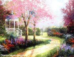 DECEMBER-TOPPER: FULL Diamond painting scenic parc XL GERESERVEERD