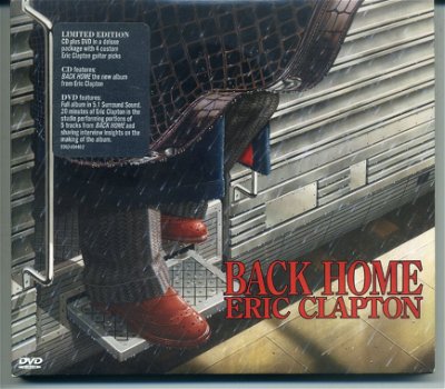 Eric Clapton Back Home 2x12 nrs cd+dvd 2005 als NIEUW - 0