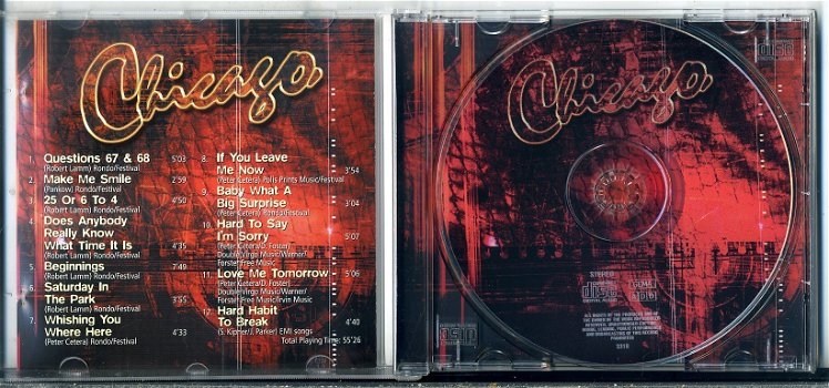 Chicago If You Leave Me Now 12 nrs cd 2001 ZGAN - 2
