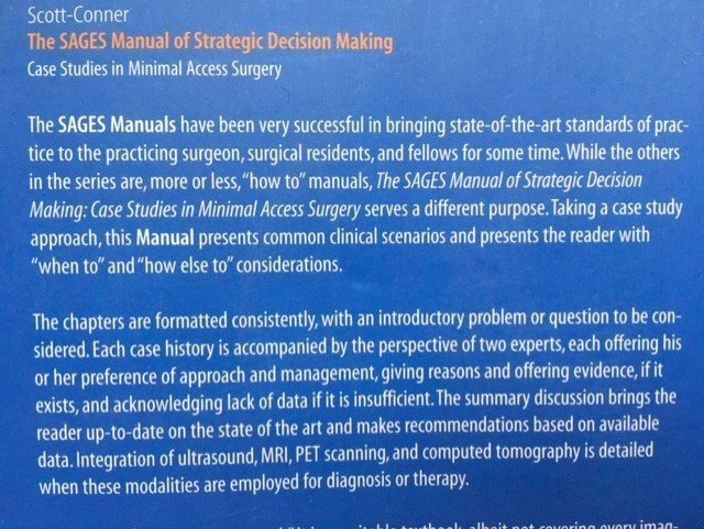 The SAGES Manual of Strategic Decision Making - Scott-Conner - Afbeelding 2