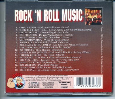 Rock 'N Roll Music Originele artiesten 18 nrs cd 1996 ZGAN - 1