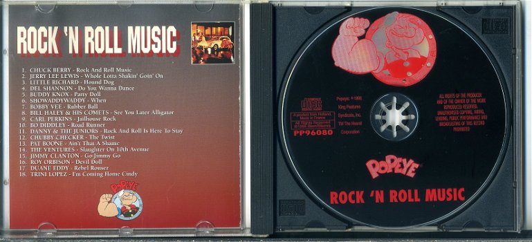 Rock 'N Roll Music Originele artiesten 18 nrs cd 1996 ZGAN - 2