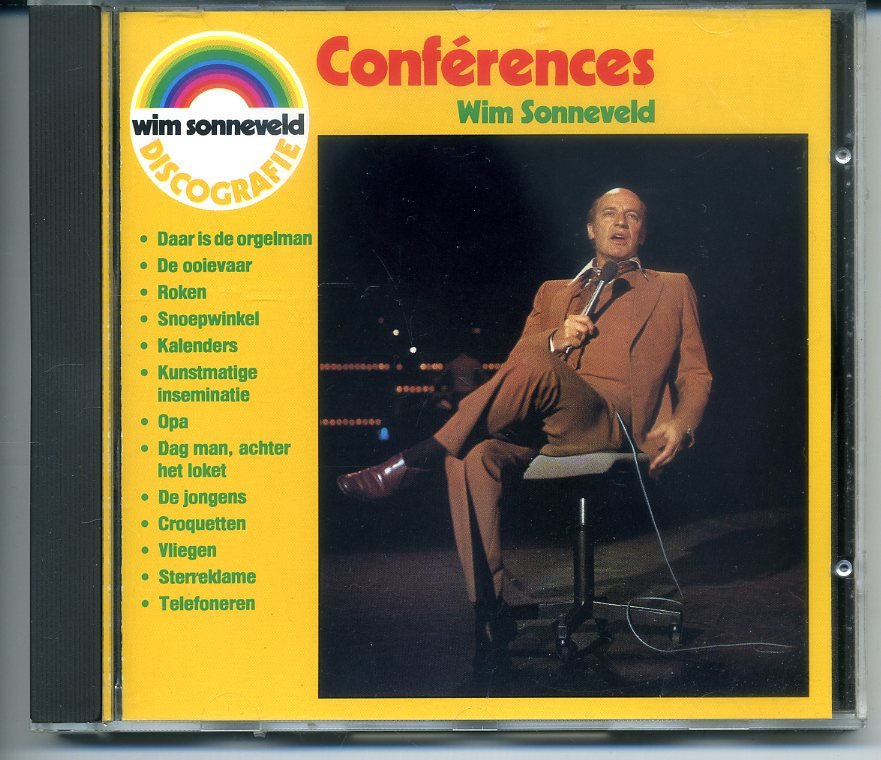 Wim Sonneveld Conférences cd 1989 13 nrs ZGAN - nr. 1