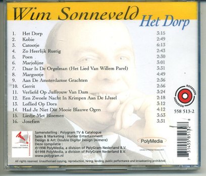 Wim Sonneveld Het Dorp 16 nrs cd 1998 als NIEUW - 1