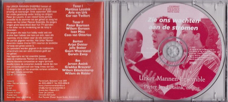 ZIE ONS WACHTEN AAN DE STROMEN - Urker Mannen ensemble m.m.v. The Bach Orchestra - 1