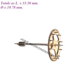 = Pennenrad = Franse pendule =43766