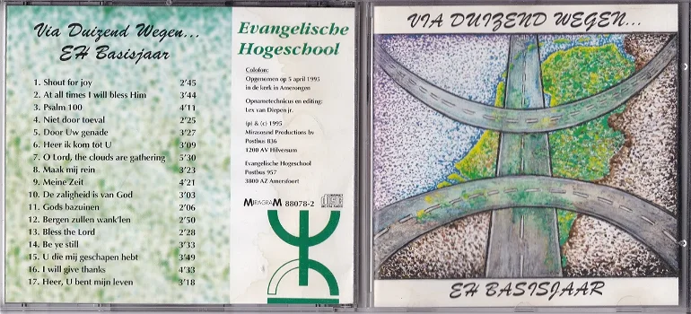 VIA DUIZEND WEGEN - Evengelische Hogeschool Basisjaar 1995 - 0