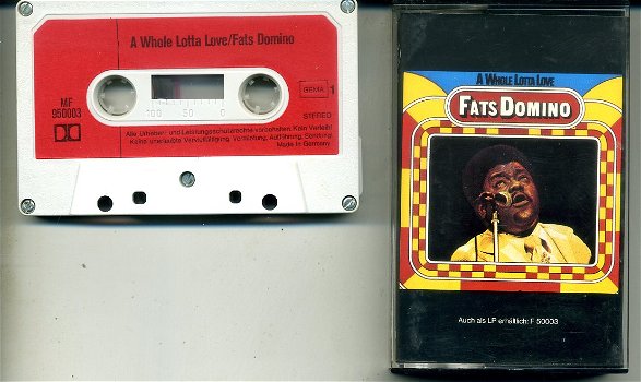 Fats Domino A Whole Lotta Love 9 nrs cassette als NIEUW - 0