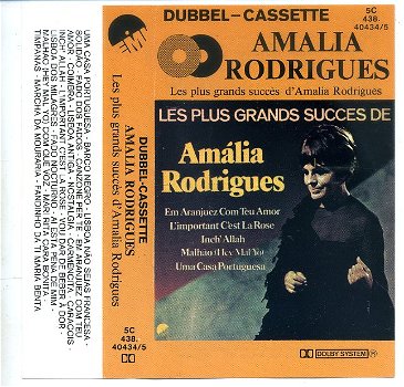 Les plus grands succes d'Amalia Rodrigues 24 nrs cassette - 1