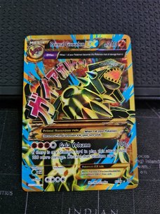 Primal Groudon EX 97/98 Ultra Rare XY: Ancient Origins licht-gebruikt 1