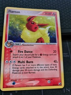  Flareon  5/115  Holo Rare Ex Unseen Forces nm