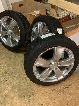 velgen met banden 5x112 vw,audi,seat,skoda 205/50 r17 - 6