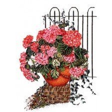 Borduurpakket HORTENSIA Nieuw !
