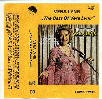 Vera Lynn The Best Of Vera Lynn 12 nrs cassette 1978 ZGAN - 1