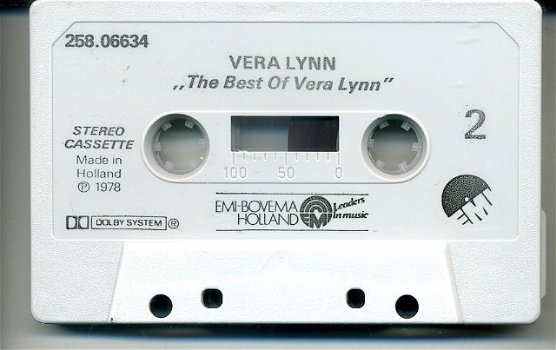 Vera Lynn The Best Of Vera Lynn 12 nrs cassette 1978 ZGAN - 4
