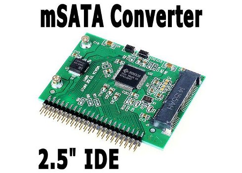 SanDisk 16GB-80GB M.2 & mSATA 6G SSDs | SATA/IDE Converters - 4