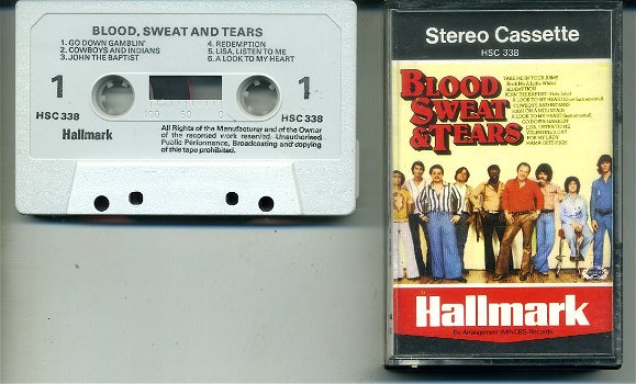 Blood Sweat and Tears 12 nrs cassette 1971 ZGAN - 0
