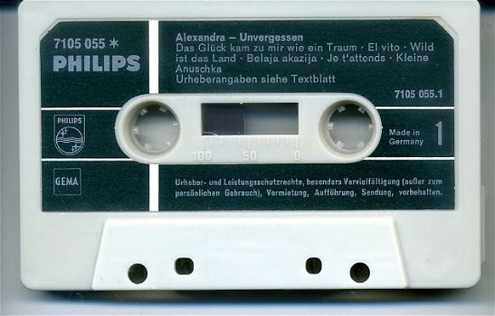 Alexandra Unvergessen 12 nrs cassette ZGAN - 3