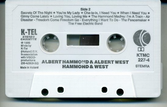 Hammond And West Hammond And West 14 nrs cassette 1986 ZGAN - 4