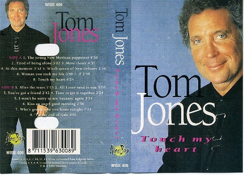 Tom Jones Touch My Heart cassette 1994 als NIEUW - 1