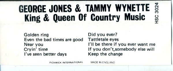 George Jones & Tammy Wynette King & Queen Of Country Music - 2