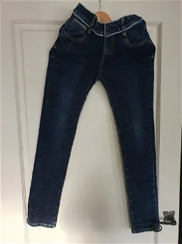 Vingino Indigo Blue donkerblauwe jeans maat 13/158 in nieuwstaat - 3