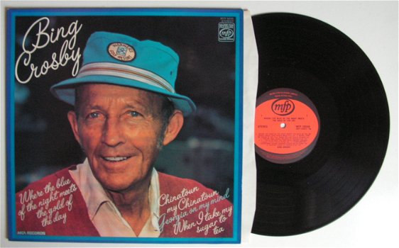 Bing Crosby Where The Blue Of The Night Meets The Gold Of The Day 12 nrs LP ZGAN - 0