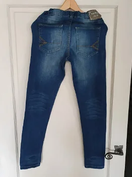 Mango kids donkerblauwe jeans maat 164 - 0