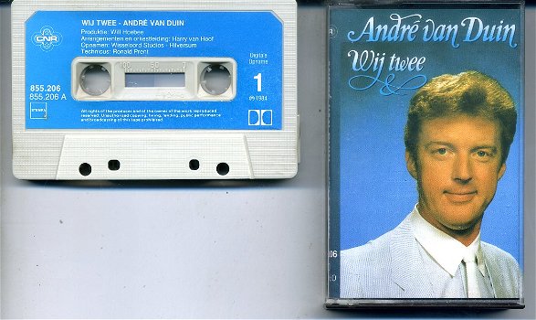 André van Duin Wij twee 12 nrs cassette 1984 ZGAN - 0