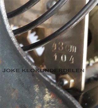 = Regulateur uurwerk = Kienzle =43777 - 5