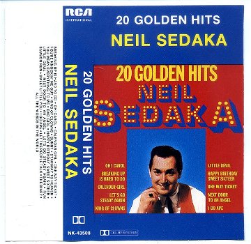 Neil Sedaka 20 Golden Hits cassette 1981 ZGAN - 1