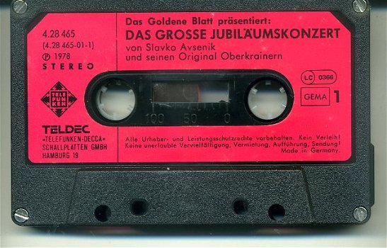 Slavko Avsenik Das Grosse Jubiläumskonzert 24 nrs 1978 ZGAN - 3