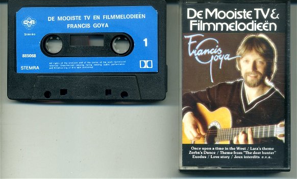 Francis Goya De mooiste TV en filmmelodieën 12 nrs cassette - 0