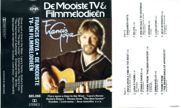 Francis Goya De mooiste TV en filmmelodieën 12 nrs cassette - 1